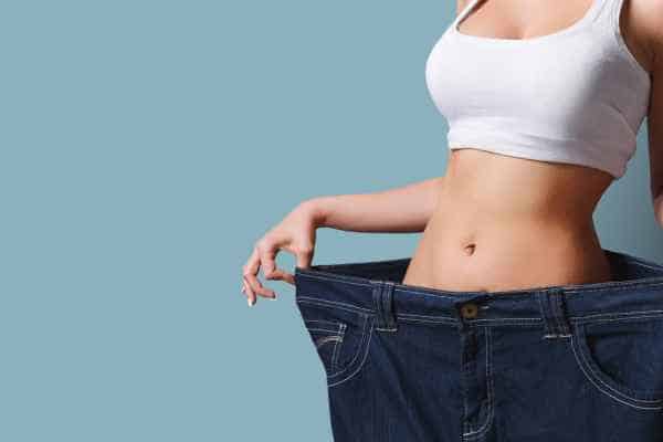 woman after fat reduction treatment Milton Keynes