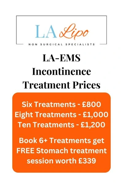 LA-EMS Incontinence Treatment Prices Milton Keynes