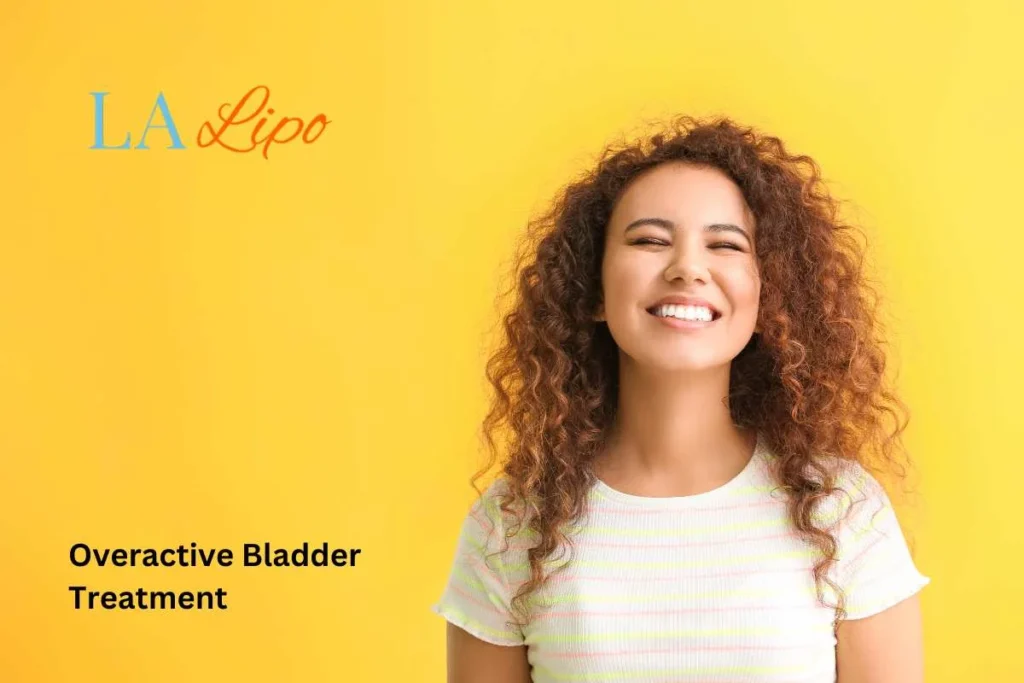 woman smiling about overactive bladder treatment Milton Keynes solutions