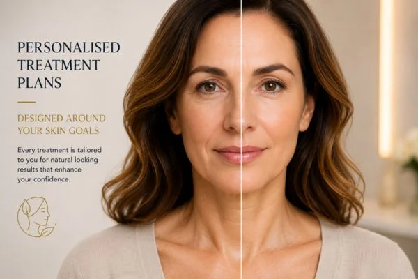 Before and after results of Collagen Lift Therapy Milton Keynes